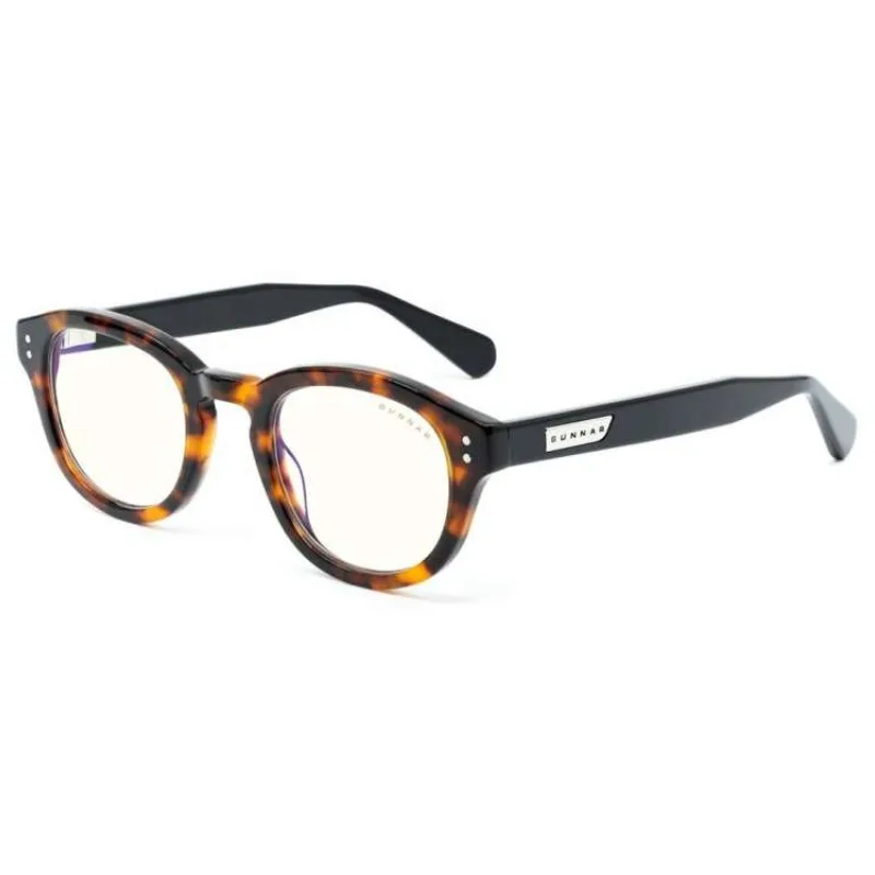 GUNNAR kancelářske/herní brýle EMERY TORTOISE/ONYX čirá skla BLF 35 GUNNAR focus (EME-09109)