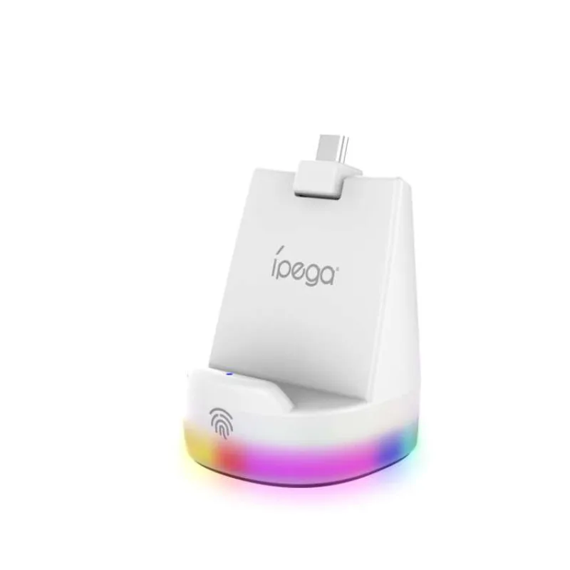 iPega P5P25 Mini Charger Dock s RGB pre Playstation Portal Remote Player White (PG-P5P25B)