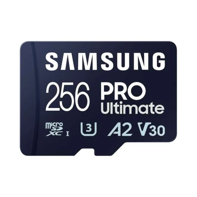 SAMSUNG PRO Ultimate MicroSDXC 256GB + SD Adaptér / CL10 UHS-I U3 / A2 / V30 (MB-MY256SA/WW)