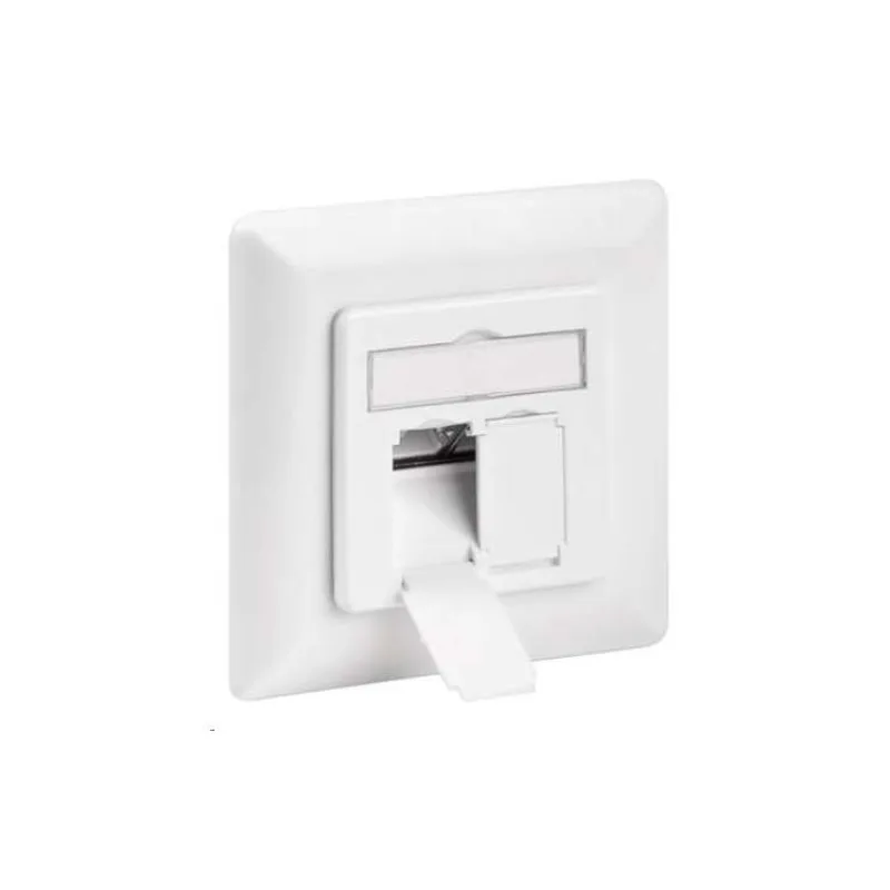 DIGITUS Zásuvka Profi STP 2 port, Cat6A pod omietku, LSA, biela, vertikal.kabel.instalace (DN-9007-1)