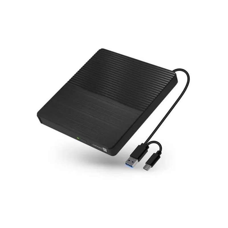 CONNECT IT 3v1 SlimDrive Externí CD/DVD mechanika USB-C/A (CFF-1030-BK)
