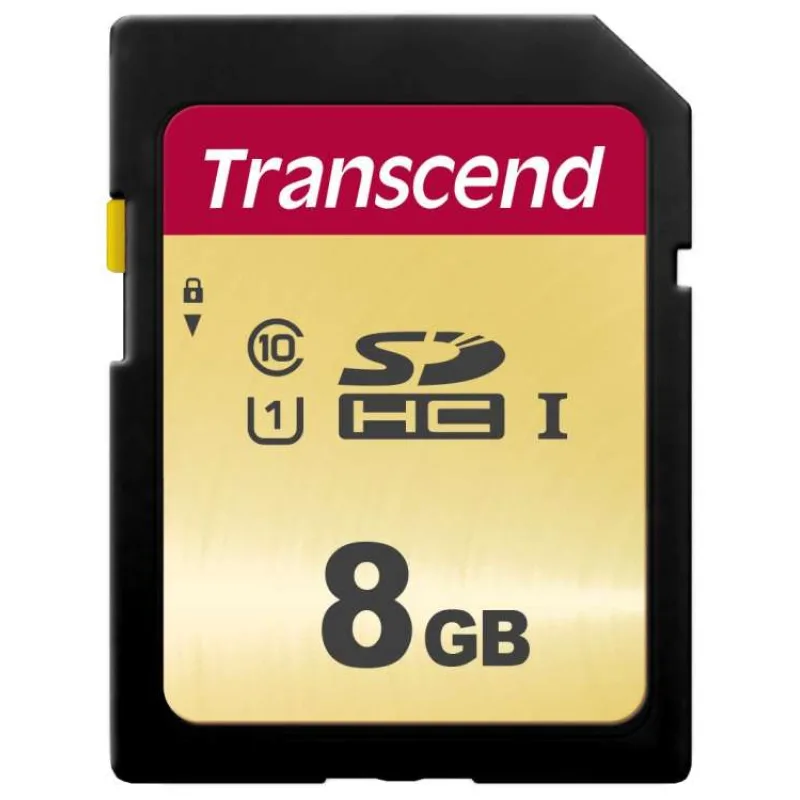 Karta TRANSCEND SDHC 8GB 500S, UHS-I U1 (R:95/W:20 MB/s) (TS8GSDC500S)