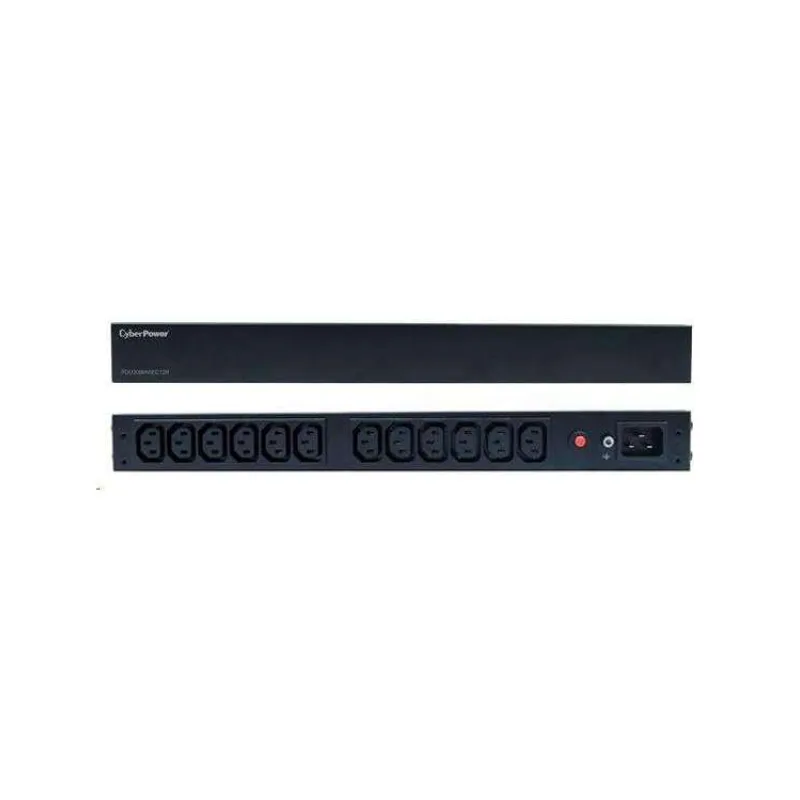 CyberPower Rack PDU, Basic, 1U, 16A, (12)C13, IEC-320 C20 (PDU20BHVIEC12R)