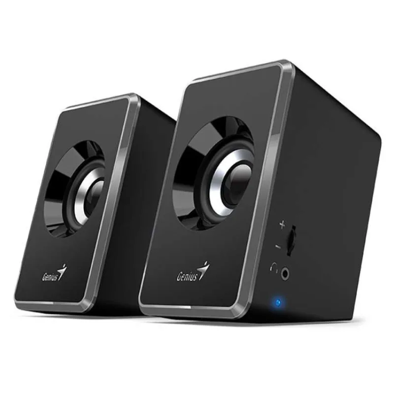 Genius repro SP-U125, přenosné Reproduktory, 2.0, 3W, USB napájení, 3,5mm jack, šedo-černé (31730042403)