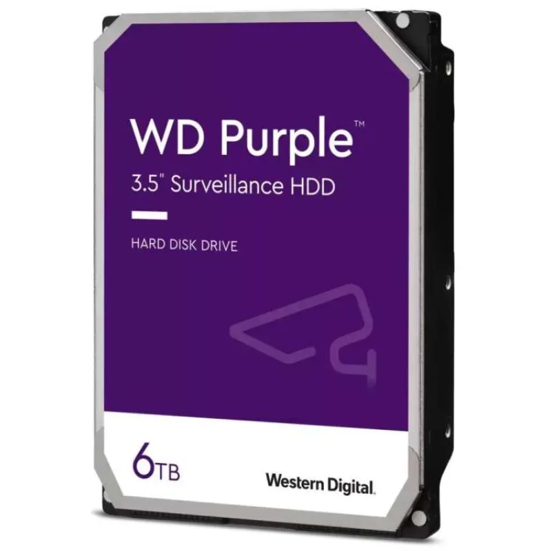 WD Purple NVR HDD 6TB SATA (WD64PURZ)