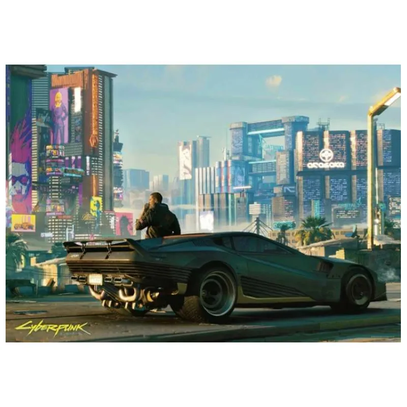 GLO GAMING PUZZLE: CYBERPUNK 2077 MERCENARY RISE (5908305240341)