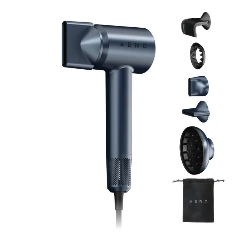 AENO vysovýkonný sušič vlasov HD3 v 100km/h, NTC senzor, 1500W, ionizátor,3rýchlosti, 5 trysiek, cest. taška (AHD0003)