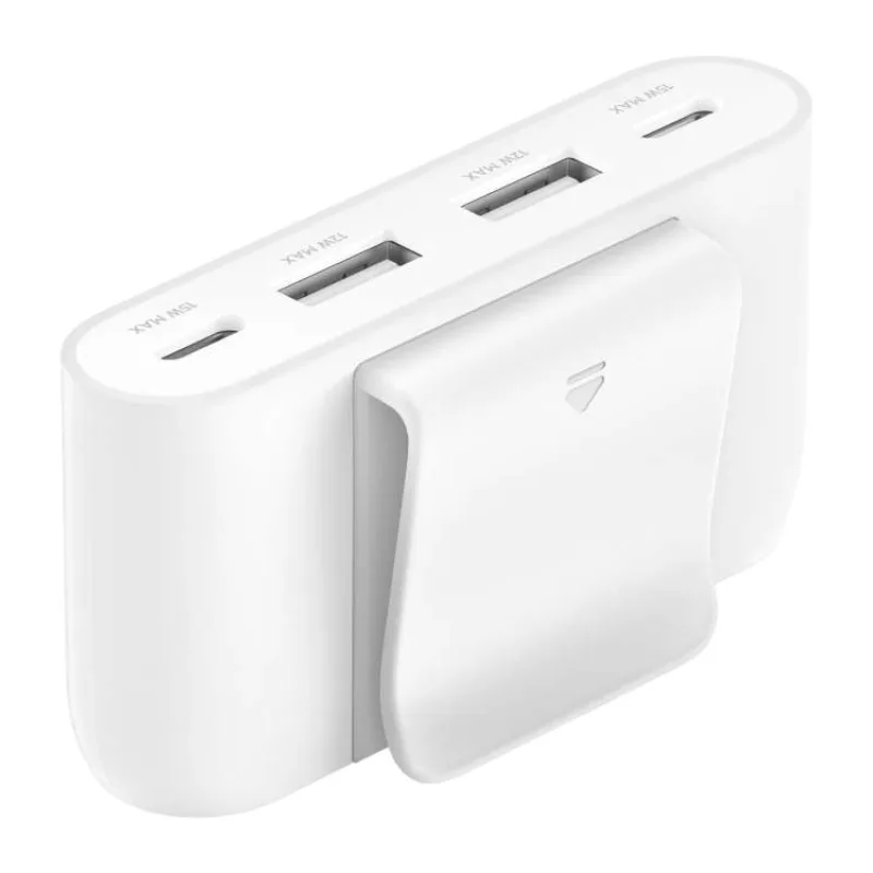Belkin Boost Charge 4-Port USB Power Extender - White (BUZ001bt2MWHB7)