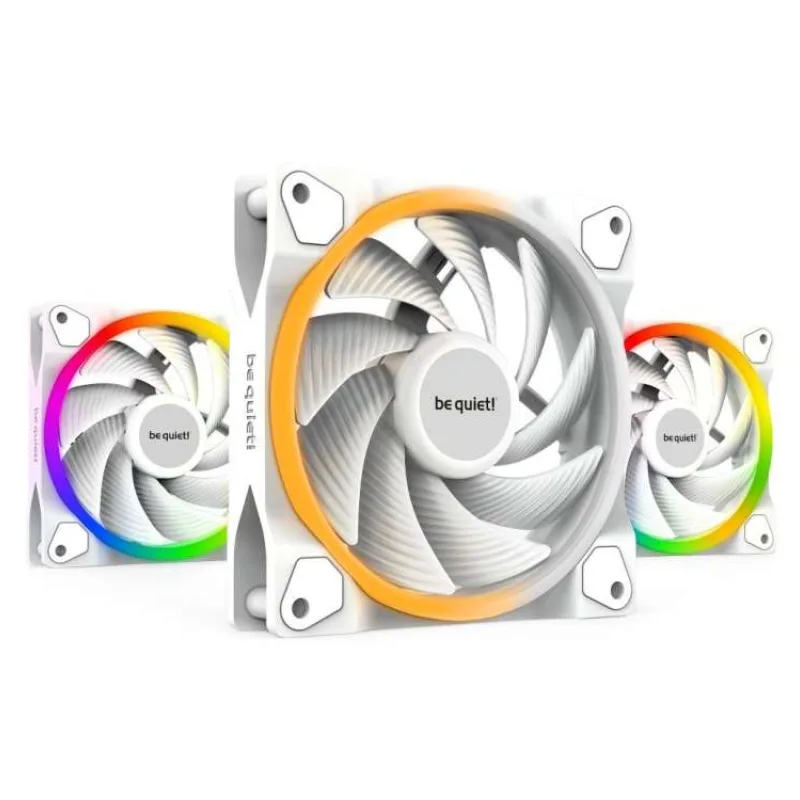 Be quiet! / ventilátor Light Wings White / 120mm / PWM / high speed / 3-pack / bílý (BL101)