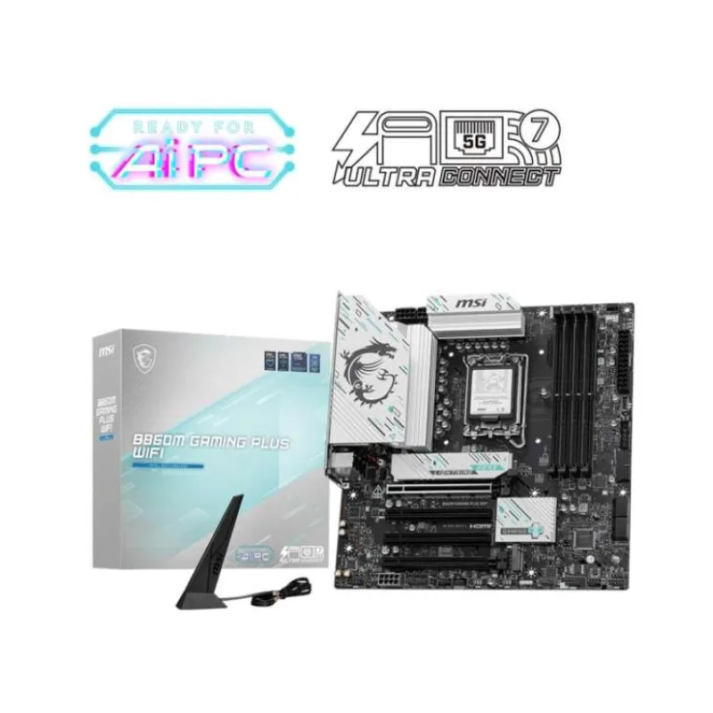 MSI B860 GAMING PLUS WIFI/LGA 1851/mATX (B860M GAMING PLUS WIFI)