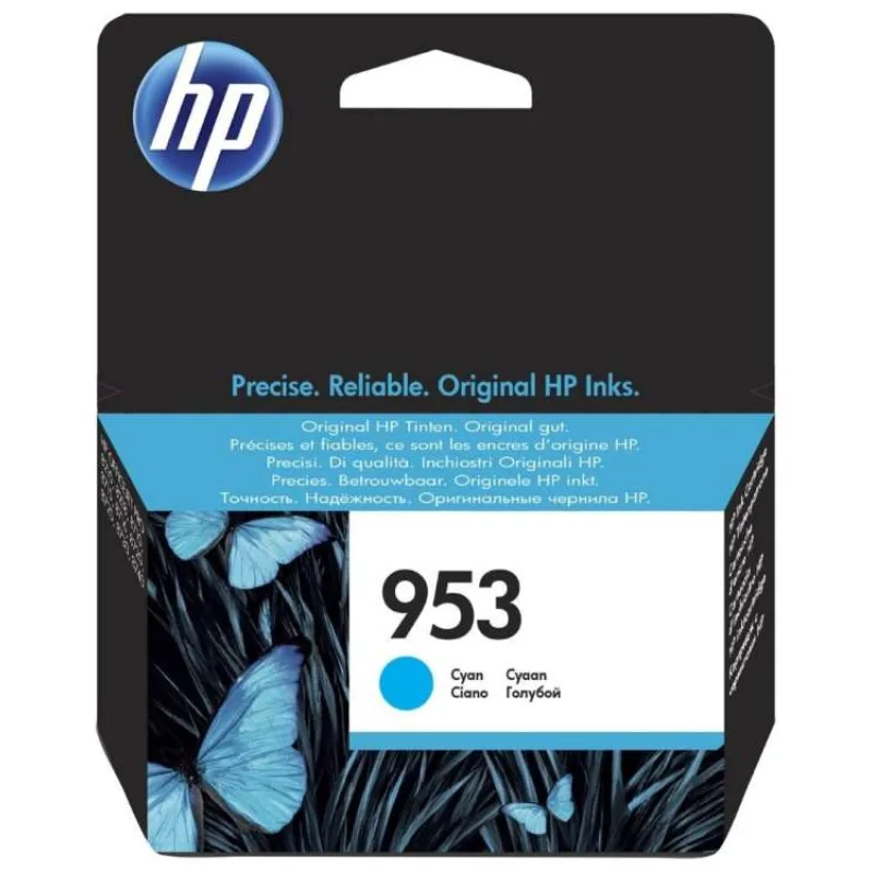 HP 953 azúrová atramentová kazeta, F6U12AE (F6U12AE)