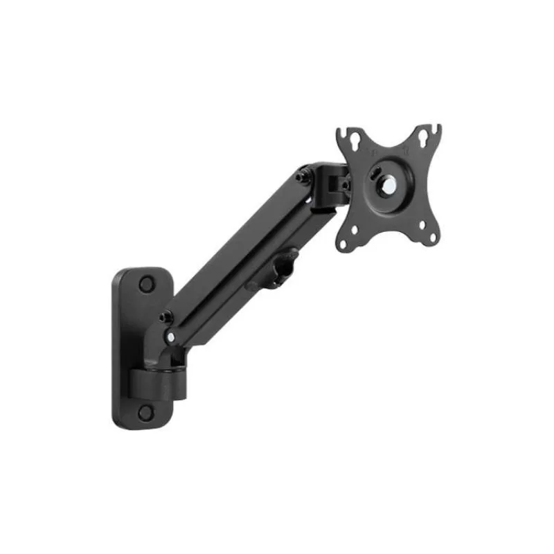 GEMBIRD Držiak LCD monitora na stenu MA-WA1-01, naklápací, až do 27” a 7kg, čierny (MA-WA1-01)