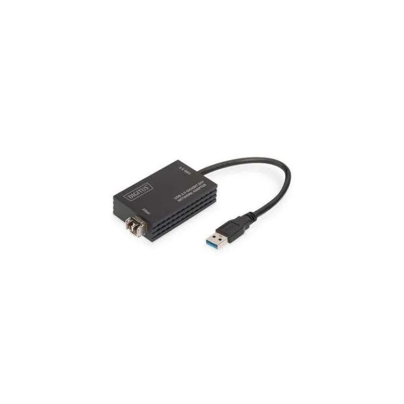 DIGITUS Síťový adaptér USB3.0 Gigabit SFP (vyžaduje modul SFP) (DN-3026)