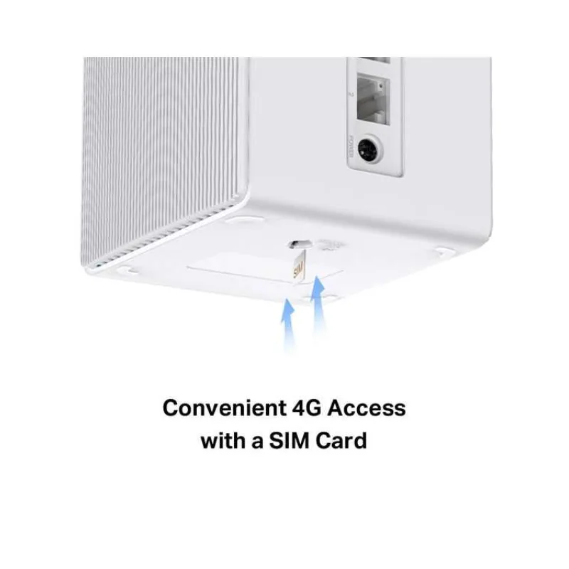 N300 Wi-Fi 4G LTE Router, Build-In 150Mbps 4G LTE Modem SPEED: 300 Mbps at 2.4 GHz, 4G Cat4 150/50 Mbps SPEC: Internal A (MB110-4G)