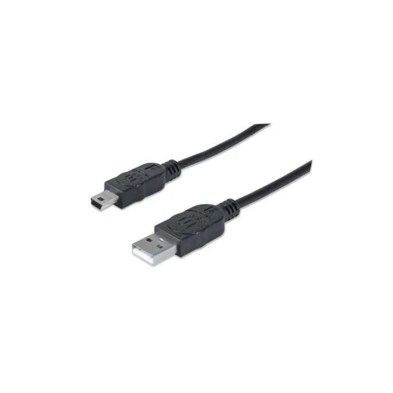 MANHATTAN USB kábel 2.0 Kábel A-mini B 1,8 m (333375)