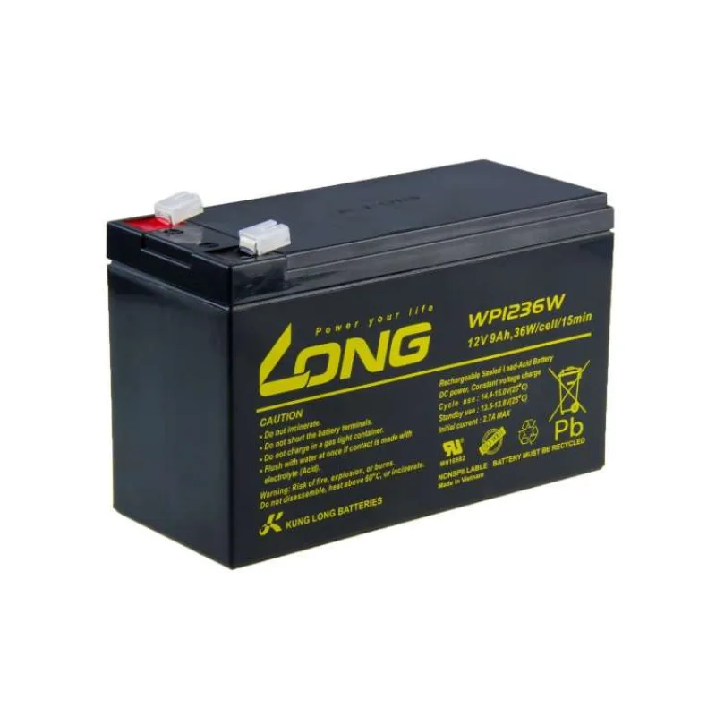 AVACOM Long Baterie WP1236W (12V/9Ah - Faston 250, HighRate) (PBLO-12V009-F2AH)