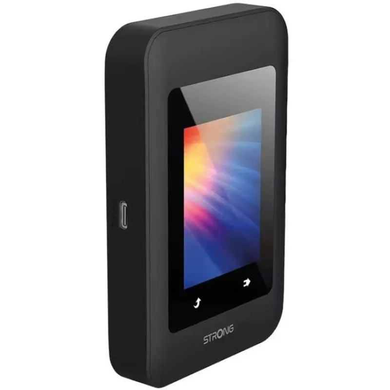 STRONG 4G+ MIFI 900D/ data 300Mbps/ Wi-Fi 1200Mbps/ baterie 2500mAh/ WPA3/ nano SIM/ USB-C/ s displejem/ černý (4G+MIFI900D)