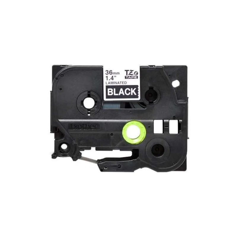 TZE-365 - biela tlač na čierne, šírka 36 mm (TZE365)