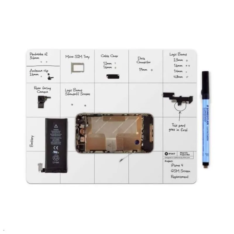 iFixit Magnetic Project Mat Pro, 203.2 x 2.7 x 254 mm, magnetická podložka (IF145-167-4)