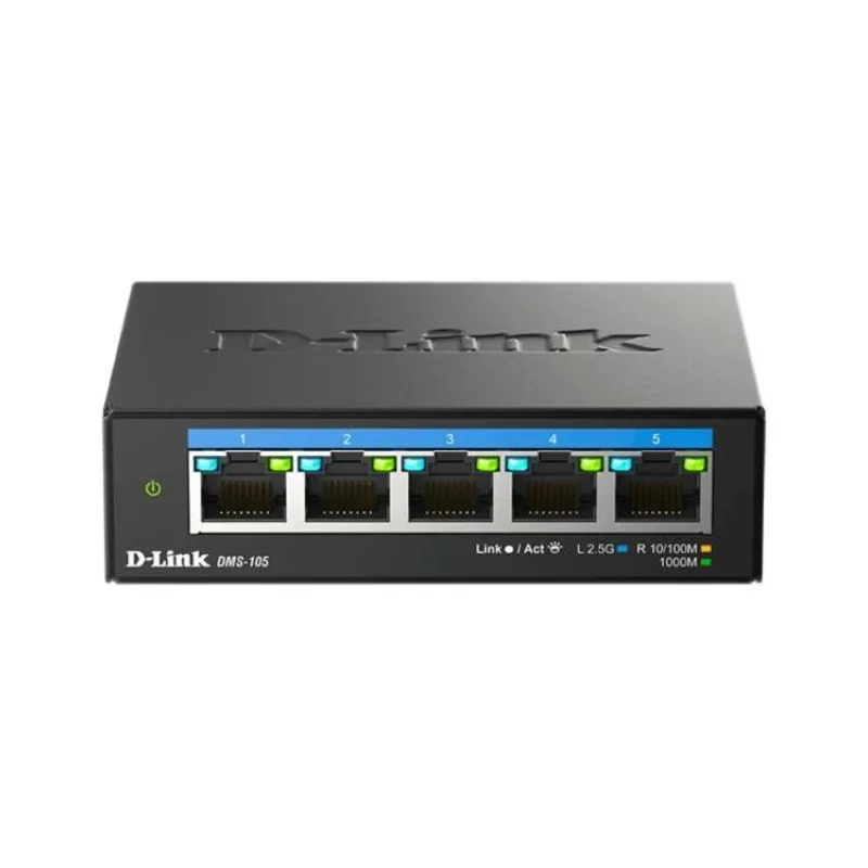D-Link DMS-105/E 5-port Multi-Gigabit Unmanaged Switch (DMS-105/E)