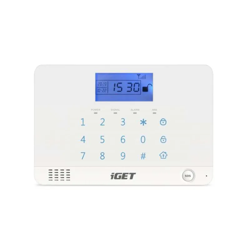 iGET SECURITY M3B - Víceúčelový bezdrátový GSM alarm, detektor na dveře a okna, detektor pohybu, siréna 110 dB (M3B SECURITY)