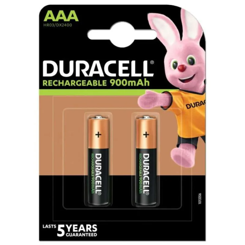 Duracell Rechargeable baterie nabíjecí 900mAh 2 ks (AAA) (42413)