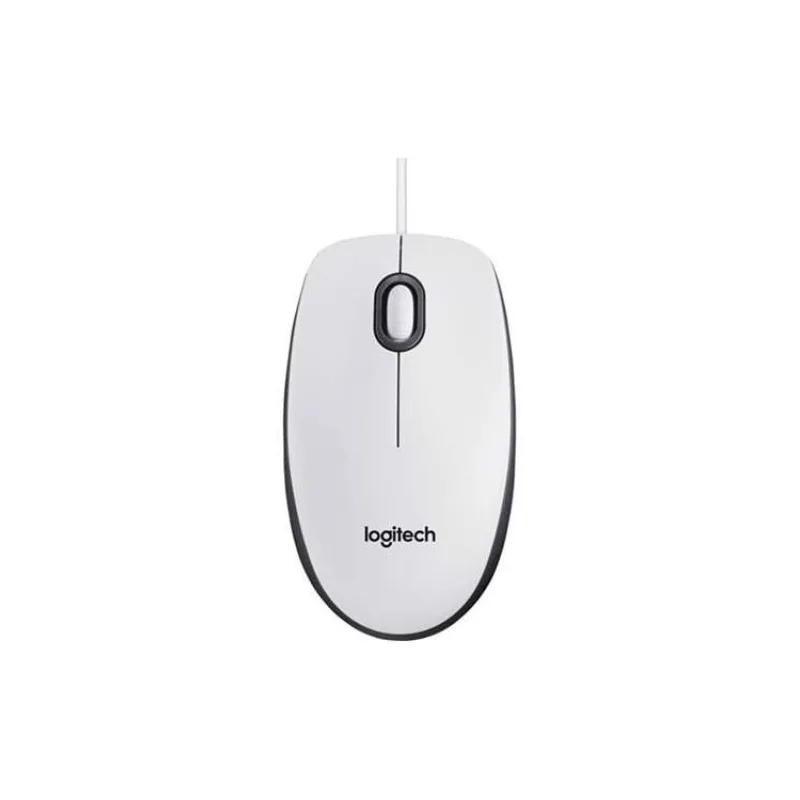 Logitech myš M100/ optická/ USB/ 2 tlačítka/ bílá/ 1000dpi (910-006764)