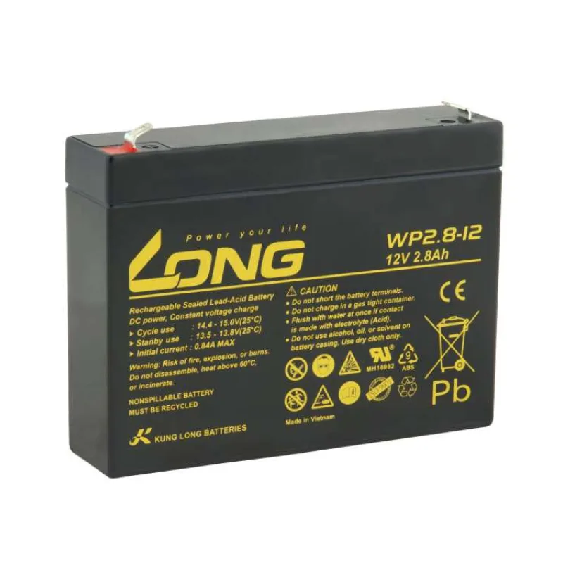 AVACOM LONG baterie 12V 2,8Ah F1 (WP2.8-12) (PBLO-12V002,8-F1A)