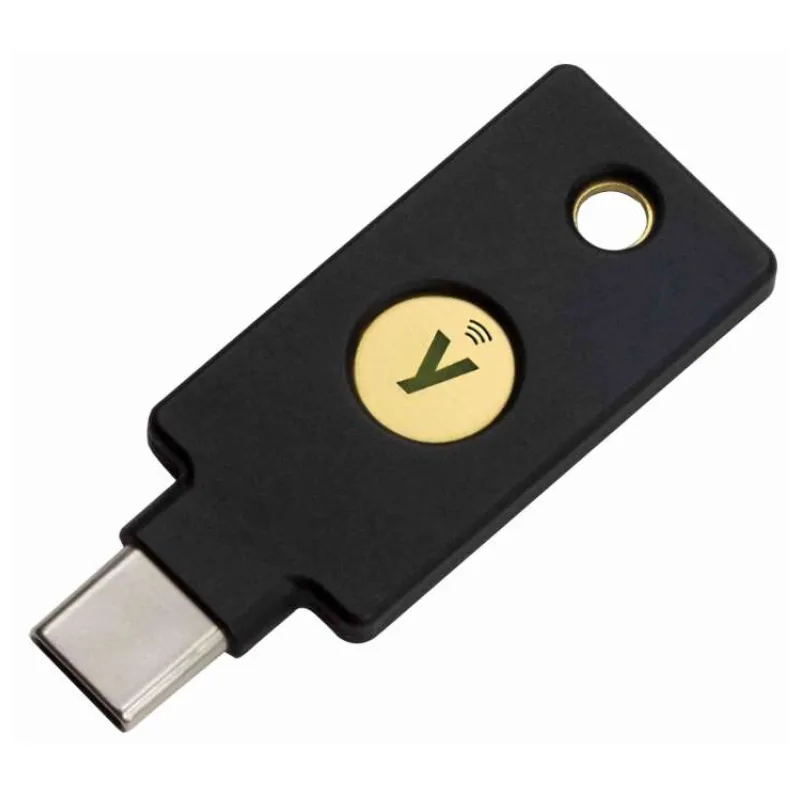 YubiKey 5C NFC - USB-C, kľúč/token s viacfaktorovým overovaním (NFC), podporou OpenPGP a čipových kariet (2FA) (YubiKey 5C NFC)