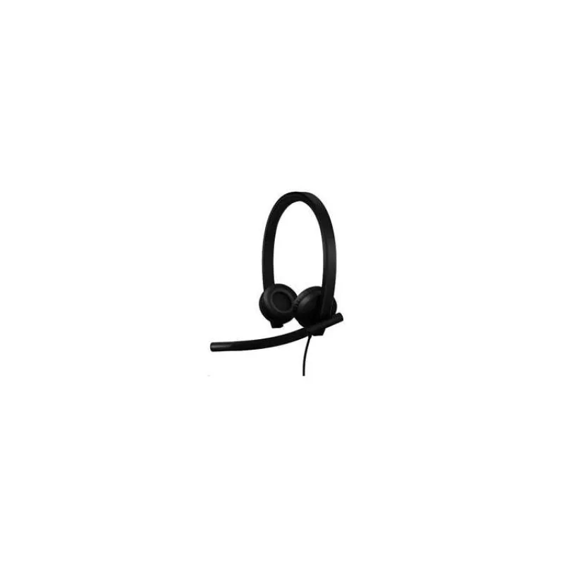 Logitech® H570e USB Headset Stereo (Teams version) headset - BLACK - USB-A (981-001430)