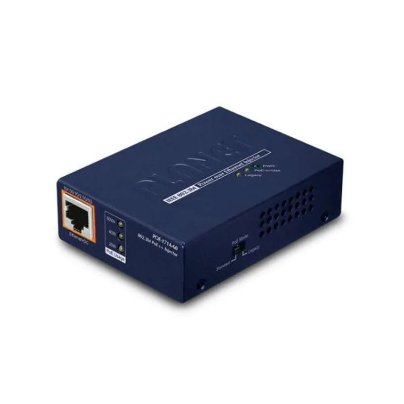 Planet POE-171A-60 Ultra PoE injektor 802.3bt do 60W, 1000Base-T, desktop (POE-171A-60)