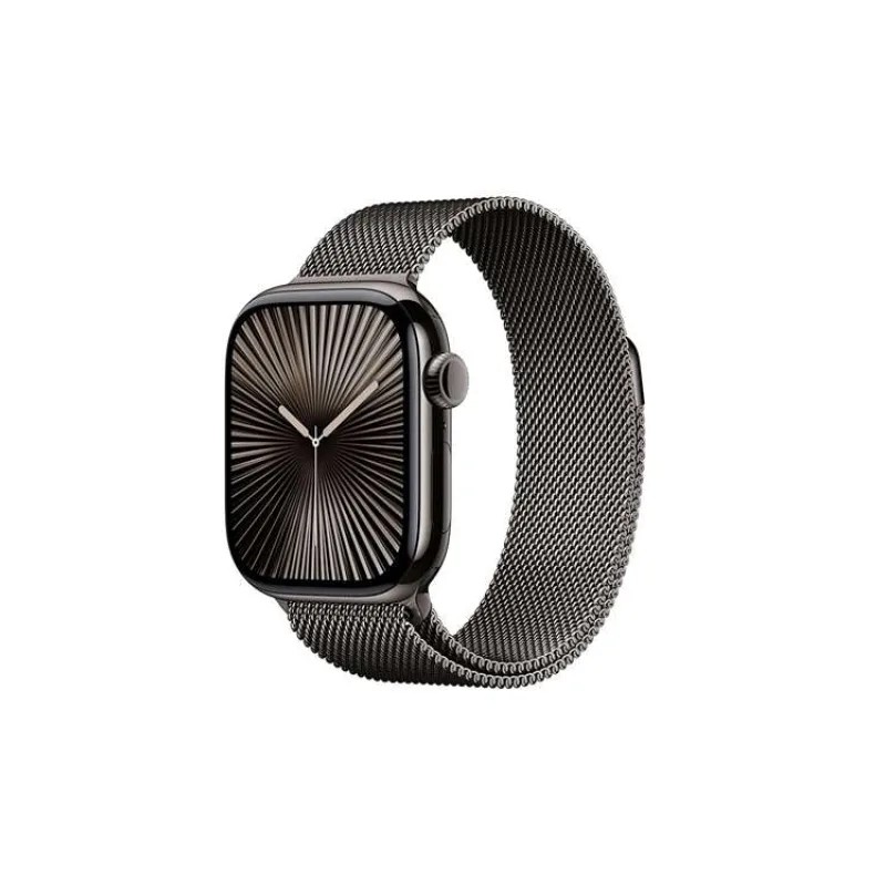 Apple Watch Series 10 GPS + Cellular 42mm Slate Titanium Case with Slate Milanese Loop (MX053QC/A)