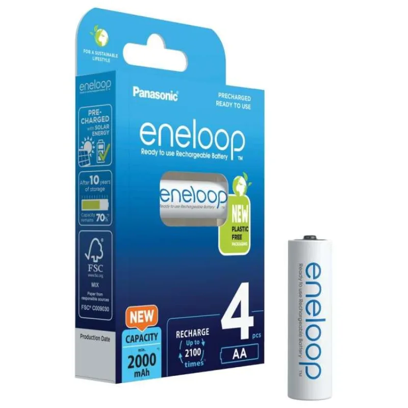 PANASONIC HR6 AA 3MCCE/4BE ENELOOP N, 2000 mAh (Blistr 4ks) (406023,00)