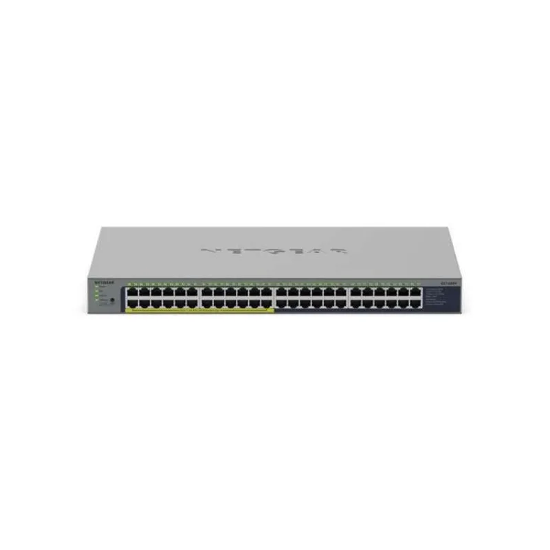 Netgear 48PT GIGABIT UNMANAGEABLE PLUS SWITCH W/ POE+ (GS748PP-100EUS)