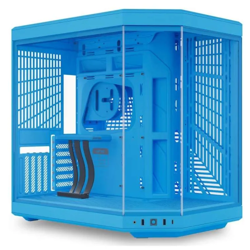 HYTE skříň Y70 Blueberry Milk / levé a přední sklo / Riser PCIe 4.0 / bez zdroje / 1x USB-C / 2x USB-A (CS-HYTE-Y70-BM)