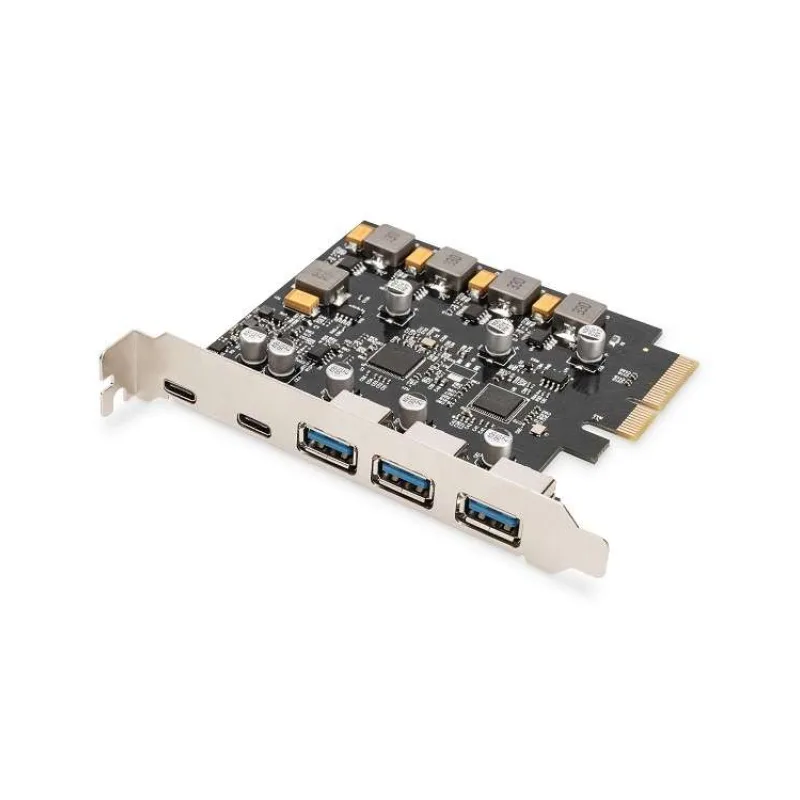 Digitus USB 3.1 přídavná karta PCI Express 2x USB-C + 3x USB A (DS-30222)