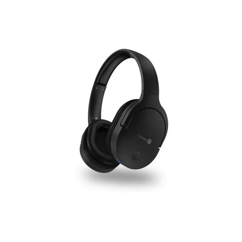 CONNECT IT bezdrátová BT náhlavní sluchátka s mikrofonem, ČERNÁ (CHP-0500-BK)