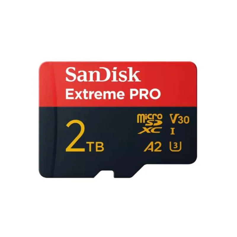 SanDisk Extreme PRO 2TB microSD card (SDSQXCD-2T00-GN6MA)