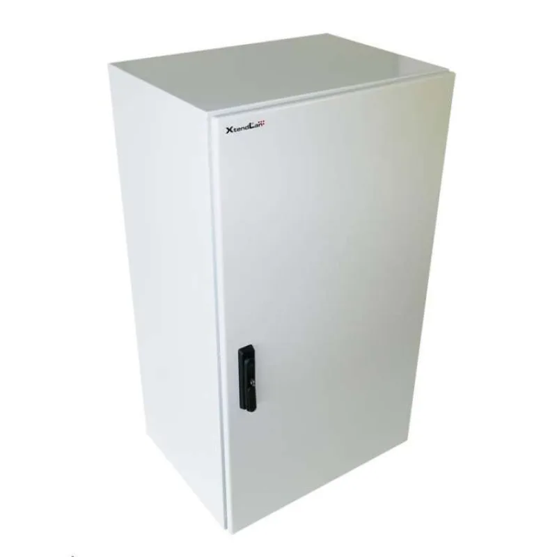 XtendLan 19" venkovní vodotěsný rozvaděč 22U 600x600, krytí IP55, nosnost 65kg, 3-bodový zámek, šedý (WEH-22U-600-3L)