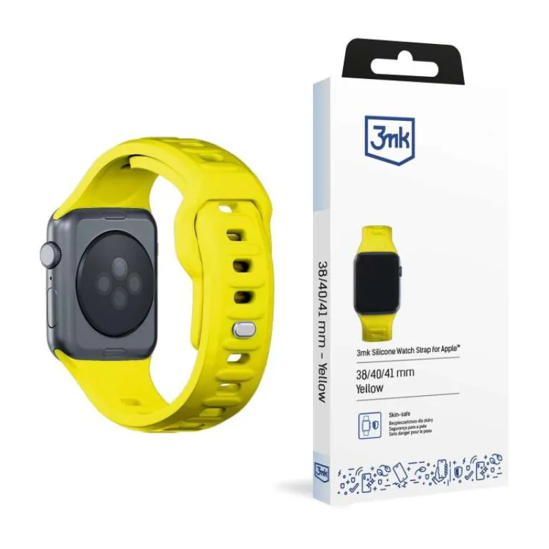 3mk řemínek Watch Strap pro Apple 38/40/41 mm Yellow (5903108565714)