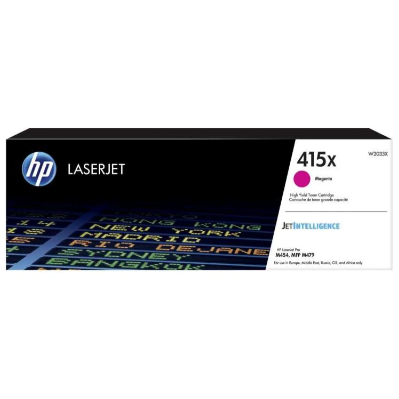 HP toner W2033X (purpurový, 6000str.) pro Color LaserJet Pro M454dn,M454dw,MFP M479fdn,MFP M479fdw (W2033X)