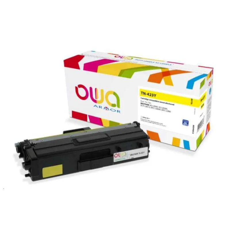 OWA Armor toner pre BROTHER HL-L 8260, 4.000 str., com. s TN423Y žltá/žltá (K18064OW)