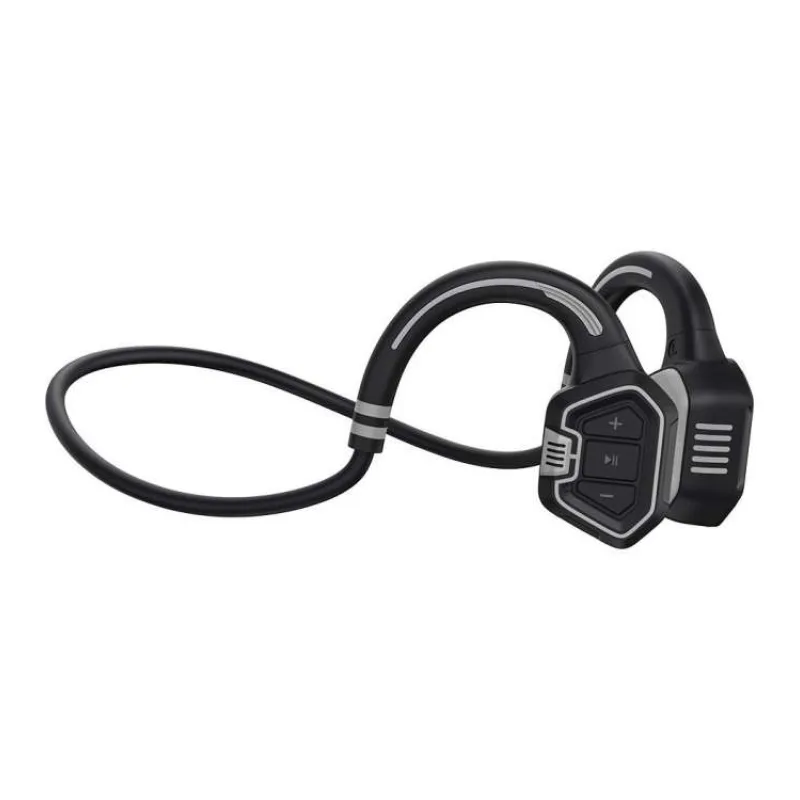 EVOLVEO bezdrátová sluchátka BoneSwim MP3 16GB, na lícní kosti, šedá (BS-MP3-16GB-GR)