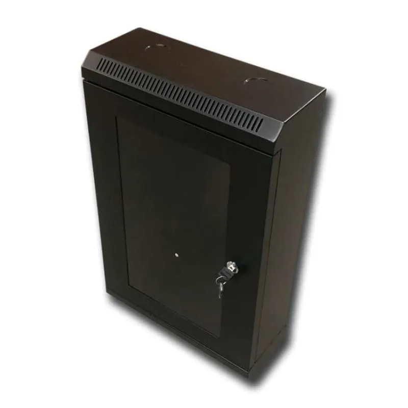 10" rack jednodielny 12U/140 DATACOM čierny skl.dvere (7043)