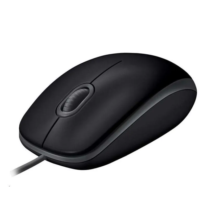Logitech myš B110 Silent,pravák a levák,optická,3 tlačítka,kabelová,USB (910-005508)