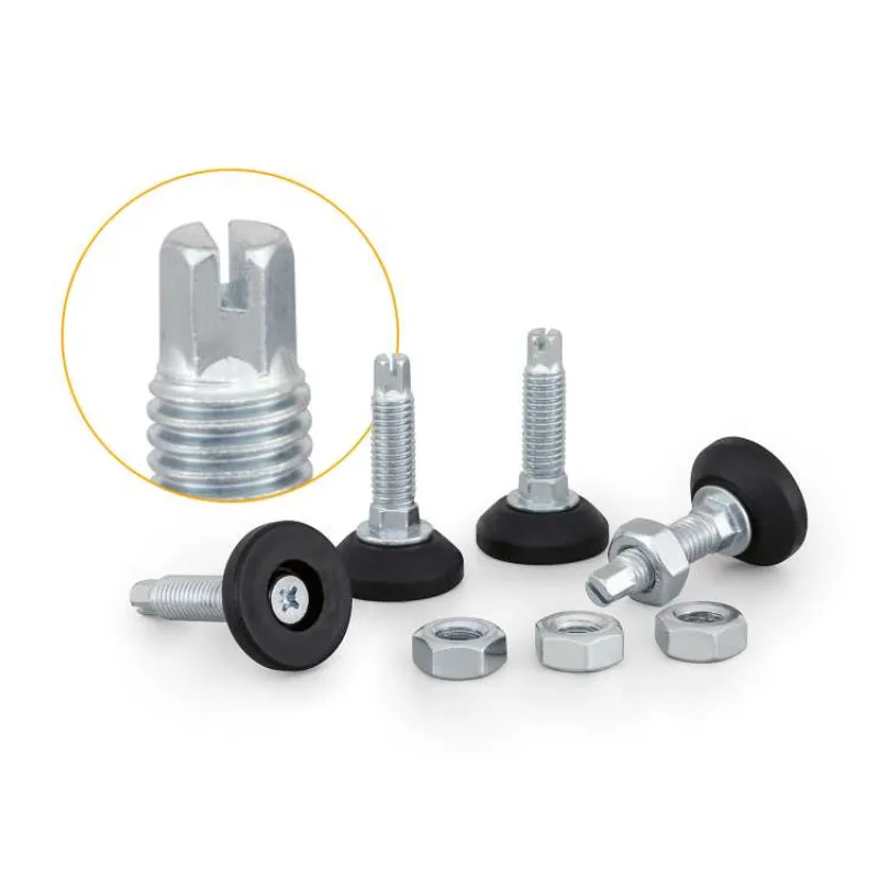 TRITON Sada nivelačných nožičiek pre stojanové skrine, nastaviteľné (RAX-MS-X64-X1)