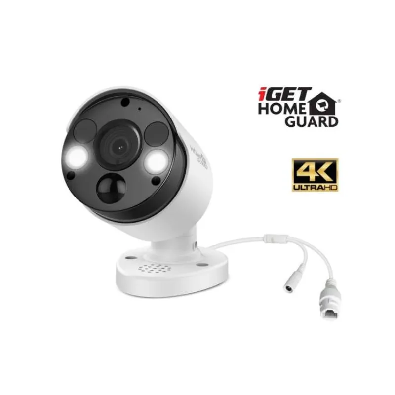 iGET HGNVK936CAM - UltraHD 4K PoE IP kamera, SMART detekcia, IP66, zvuk, nočný prísvit 40m, ONVIF 2.6 (75020546)