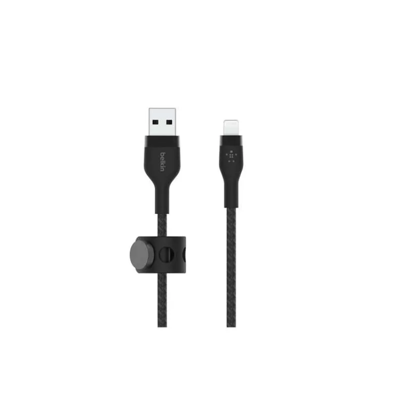 Belkin kábel Boost Charge Pro Flex USB-A to Lightning 3m - Black (CAA010bt3MBK)