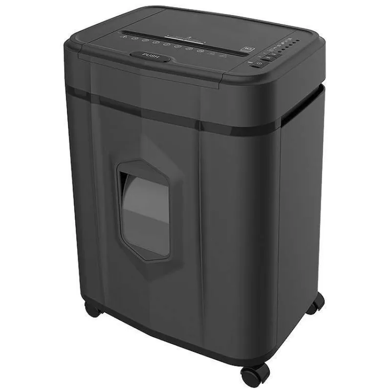 AT skartovač AT-350AF/ řez 2x12 mm/ pracovní síře 240 mm/ kapacita 350 listů/ objem koše 53 l/ stupeň utajení P5/ černý (AT-350AF)