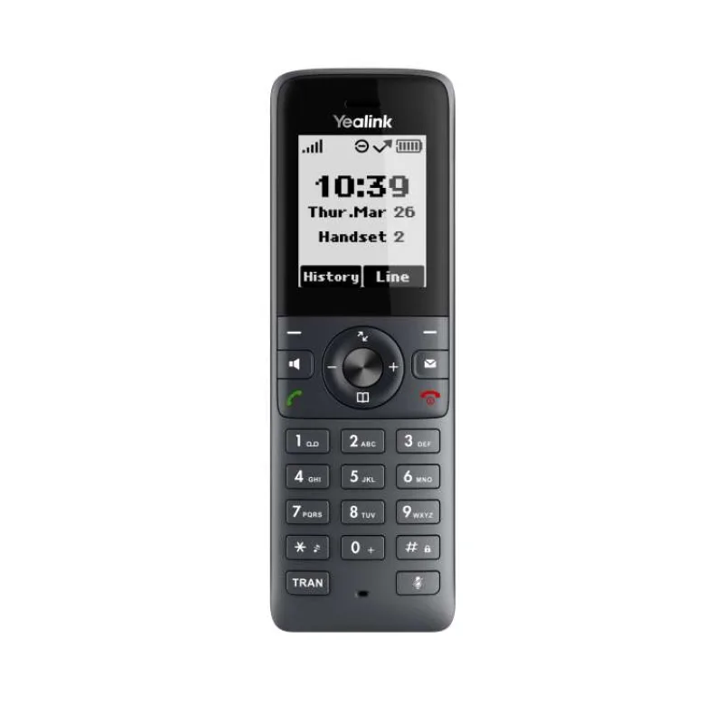 Yealink W71H SIP DECT rúčka, 1,8" čiernobiely displej (W71H)